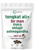 Micro Ingredients Tongkat Ali+ for Men with MCT Oil, 240 Softgels