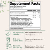 Micro Ingredients NMN Complex 1,000mg Per Serving, 240 Veggie Capsules
