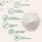 Micro Ingredients Organic Arrowroot Powder, 5lbs