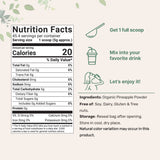 Micro Ingredients Organic Pineapple Powder-Rich in Vitamins