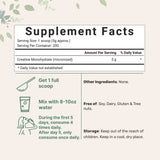 Micro Ingredients Micronized Creatine Monohydrate Powder - Unflavored
