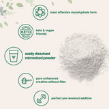 Micro Ingredients Micronized Creatine Monohydrate Powder - Unflavored