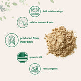 Micro Ingredients Organic Slippery Elm Bark Powder 1lb