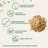 Micro Ingredients Organic Cordyceps Mushroom Extract Powder, 8 Ounces