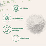 Micro Ingredients Unflavored Organic Inulin FOS Powder - 2.2 Pounds