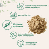 Micro Ingredients Fadogia Agrestis 50:1 Stem Extract Powder, 4oz
