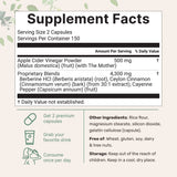 Micro Ingredients Apple Cider Vinegar with The Mother 4,800mg Per Serving, 300 Capsules