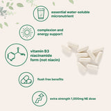 Micro Ingredients Vitamin B3 Niacinamide, 400 Capsules