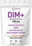 Micro Ingredients DIM+ 400mg with Pumpkin Seed Oil, 240 Softgels