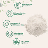 Micro Ingredients Organic Bamboo Fiber Powder, 2lbs