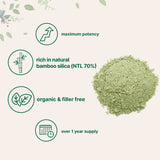 Micro Ingredients Organic Bamboo Extract Powder, 8oz
