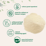 Micro Ingredients Grass-Fed Beef Gelatin Powder - Unflavored