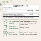 Micro Ingredients Ceylon Cinnamon 7,200mg Equivalent, 300 Softgels with MCT Oil