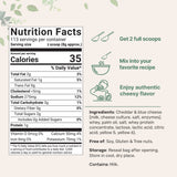 Micro Ingredients Cheddar Cheese Powder, 2lbs | Made from Real Raw Cheese