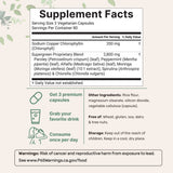 Micro Ingredients Chlorophyll 3,000mg Equivalent, 240 Veggie Capsules