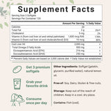 Micro Ingredients Cod Liver Oil 2000mg, 360 softgels