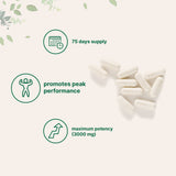 Micro Ingredients D-Aspartic Acid DAA Capsules, 300 counts
