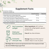 Micro Ingredients Ginkgo Biloba 5,600mg Equivalent, 400 Softgels, 3-in-1 with Ginseng & Lions Mane