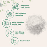 Micro Ingredients Organic Chicory Inulin Powder, 2lb