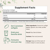 Micro Ingredients L-Theanine 400mg, 400 Softgels, Highly Bioavailable with Coconut Oil