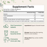 Micro Ingredients Organic Chlorella Tablets, 720 tablets