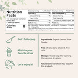 Micro Ingredients Organic Lemon Juice Powder