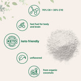 Micro Ingredients Organic MCT Oil Powder 1 Pound