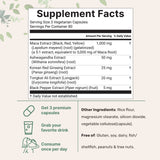 Micro Ingredients Maca Root 5,000mg Equivalent | 240 Veggie Capsules