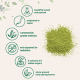 Micro Ingredients Organic Ceremonial Grade Matcha Green Tea Powder, 100g