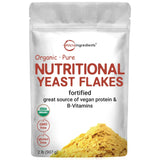 Micro Ingredients Organic Fortified Nutritional Yeast Flakes - Gluten Free