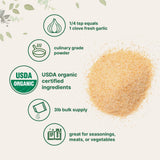 Micro Ingredients Organic Garlic Powder-3lb