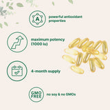 Micro Ingredients Vitamin E 1000 IU Softgels