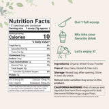 Micro Ingredients Organic Wheat Grass Powder