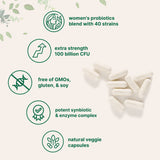 Micro Ingredients Women’s Probiotics 100 Billion CFU, 120 Veggie Capsules
