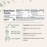 Micro Ingredients Organic Beet Root Juice Powder, 1 Pound