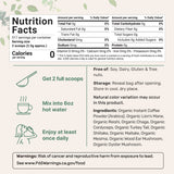 Micro Ingredients Organic Instant 10 in 1 Mushroom Coffee Powder