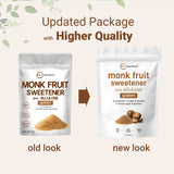 Micro Ingredients Golden Monk Fruit with Allulose Sweetener, 2 Lb – 1:1 Brown Sugar Substitute - Without Erythritol,  Zero Calorie, Great for Drinks, Coffee, Tea, Cookies | Keto, Vegan, Non-GMO