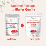 Micro Ingredients Organic Freeze Dried Strawberries Sliced