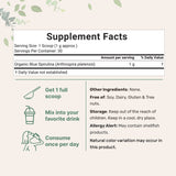Micro Ingredients Organic Blue Spirulina Powder (Phycocyanin Extract) - No Fishy Smell, 100% Vegan Protein from Blue-Green Algae