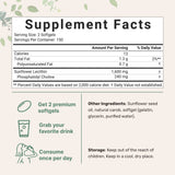 Micro Ingredients Organic Sunflower Lecithin Powder / Softgels