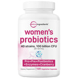 Micro Ingredients Women’s Probiotics 100 Billion CFU, 120 Veggie Capsules