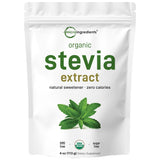 Micro Ingredients Pure Organic Stevia Powder, 4 Ounces