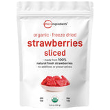 Micro Ingredients Organic Freeze Dried Strawberries Sliced