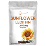 Micro Ingredients Organic Sunflower Lecithin Powder / Softgels
