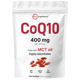 Micro Ingredients CoQ10 240 Softgels with Coconut MCT Oil