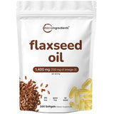 Micro Ingredients Flaxseed Oil Softgels