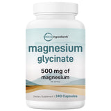 Micro Ingredients Magnesium Glycinate 500mg - Pure & High Potency