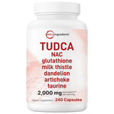 Micro Ingredients TUDCA Supplement 2,000mg Equivalent, 240 Capsules